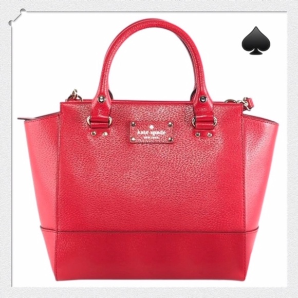 KATE SPADE WELLESLEY SMALL CAMRYN LEATHER SATCHEL - Picture 2 of 12